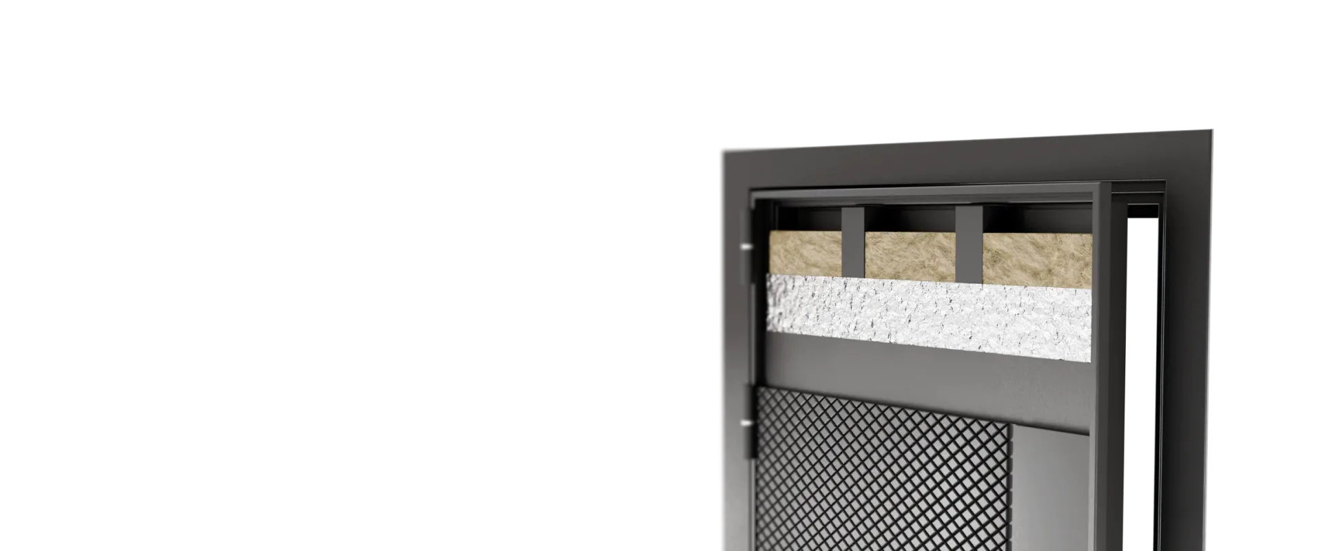 Многослойное заполнение дверного полотна